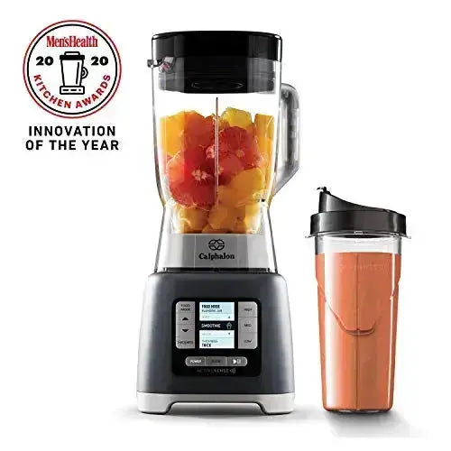 Calphalon Blender BPA-Free Tritan Jar and Portable Blender Bottle - Dark Stainless Steel