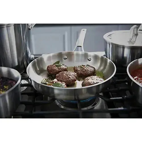 Calphalon Cookware Set | Stainless Steel Premier Pots and Pans, 11-Piece Set