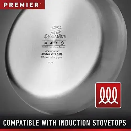 Calphalon Cookware Set | Stainless Steel Premier Pots and Pans, 11-Piece Set