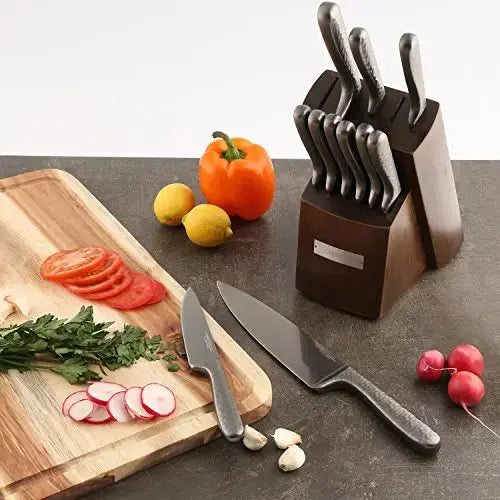 Cambridge Knife Block Set, 12-Piece - Stainless Steel