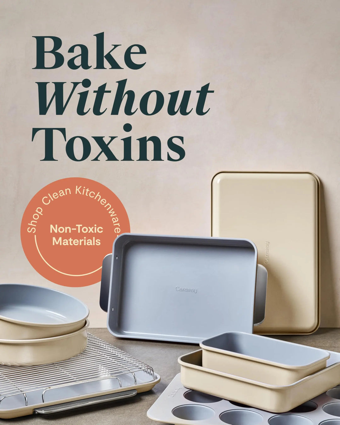 Caraway 11-Piece Non-Stick Ceramic Bakeware Set