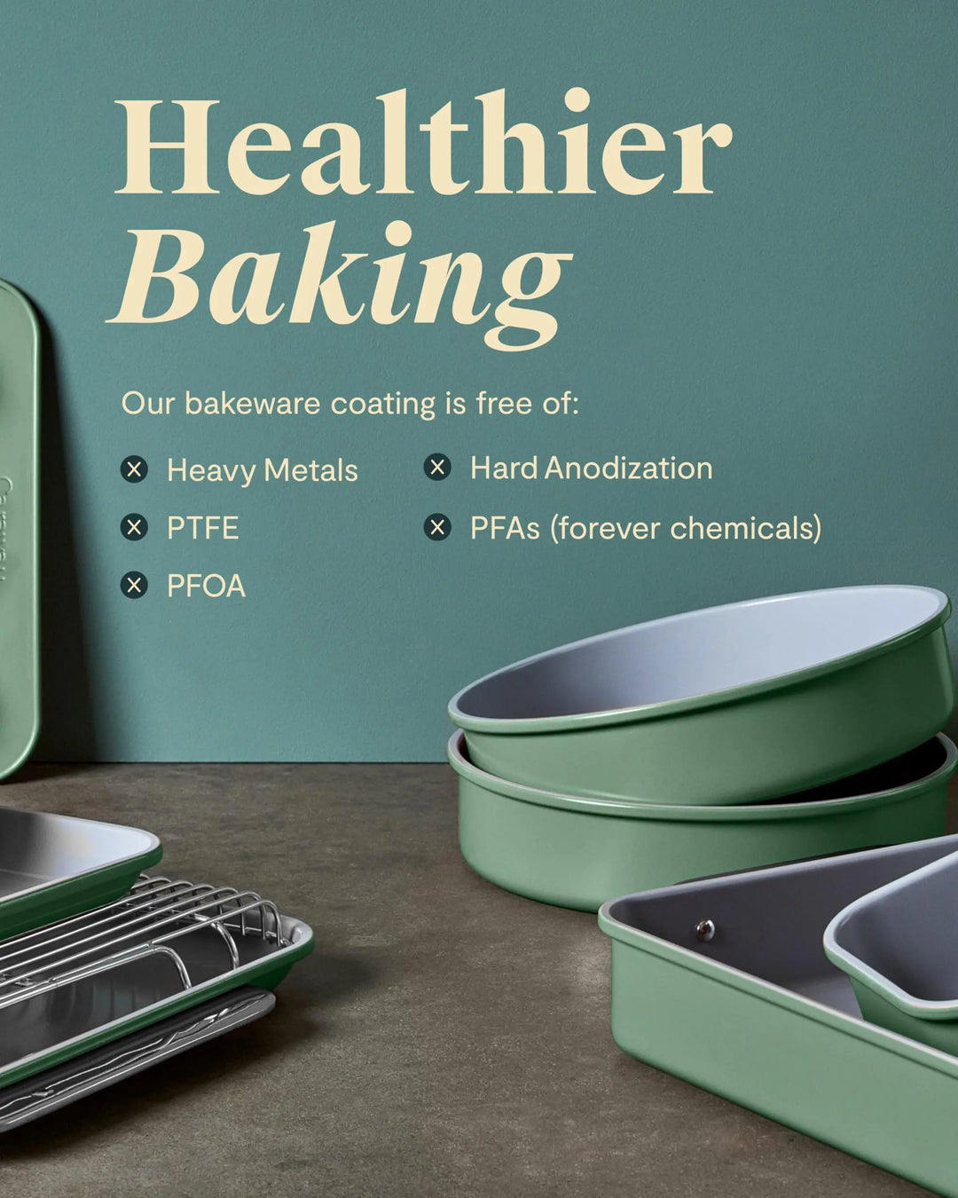 Caraway 11-Piece Non-Stick Ceramic Bakeware Set