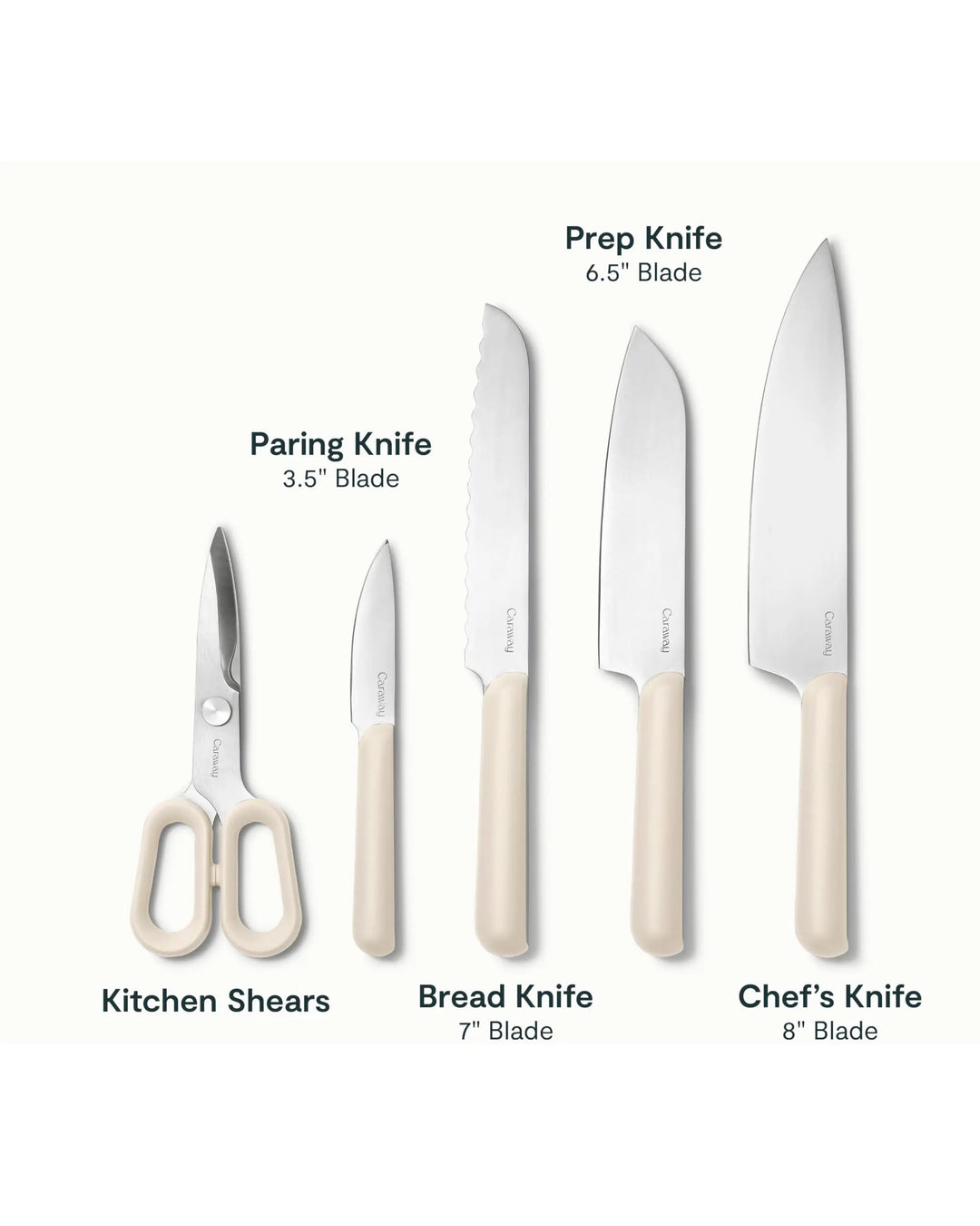 Caraway 14-Piece Kitchen Prep Tool Set with Knives &amp; Utensils