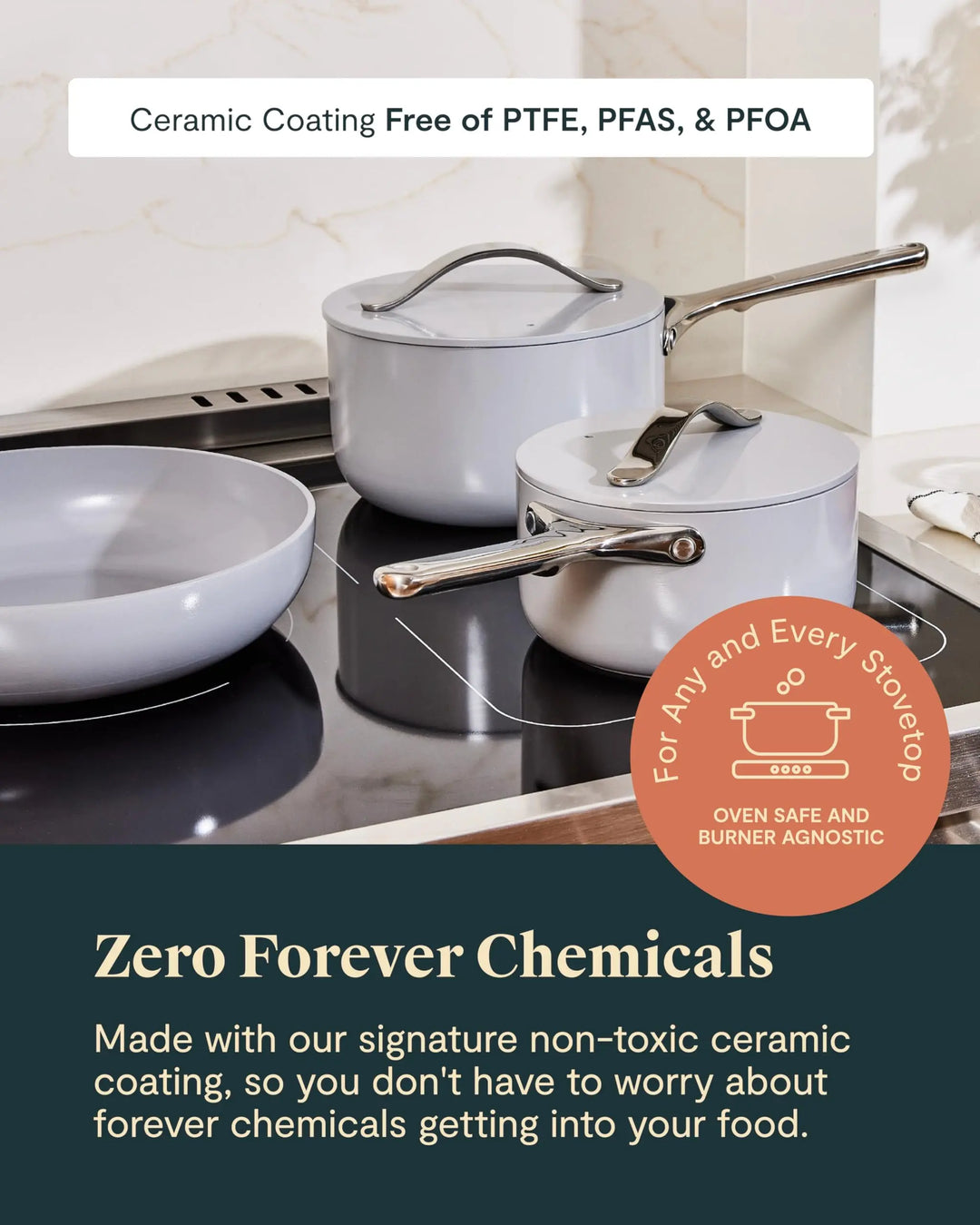 Caraway 16-Piece Deluxe Non-Stick Ceramic Cookware Set