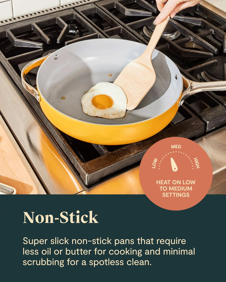 Caraway 16-Piece Deluxe Non-Stick Ceramic Cookware Set