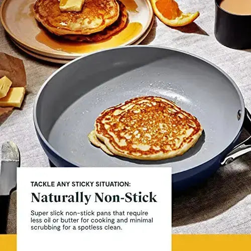 Caraway Ceramic Cookware Nonstick 12 Piece Set - Marigold