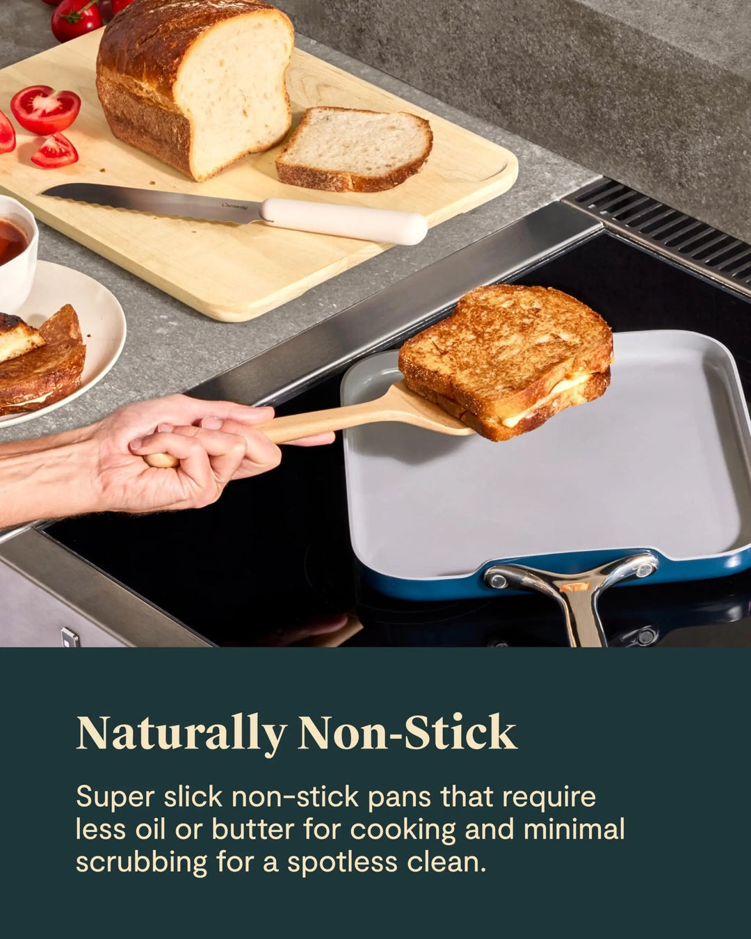 Caraway Non-Stick Ceramic-Coated Squareware Set, White