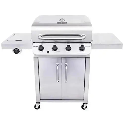 Char-Broil Performance Stainless Steel 4-Burner Cabinet Style - Propane Gas Grill