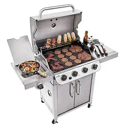 Char-Broil Performance Stainless Steel 4-Burner Cabinet Style - Propane Gas Grill