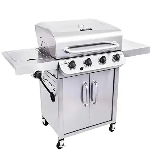 Char-Broil Performance Stainless Steel 4-Burner Cabinet Style - Propane Gas Grill