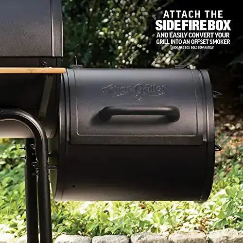 Char-Griller 2137 Outlaw Charcoal Grill - Black