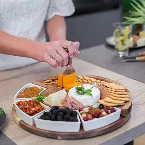 Cheese Board Set | Charcuterie Board Set and Cheese Serving Platter ChefSofi
