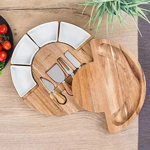 Cheese Board Set | Charcuterie Board Set and Cheese Serving Platter ChefSofi