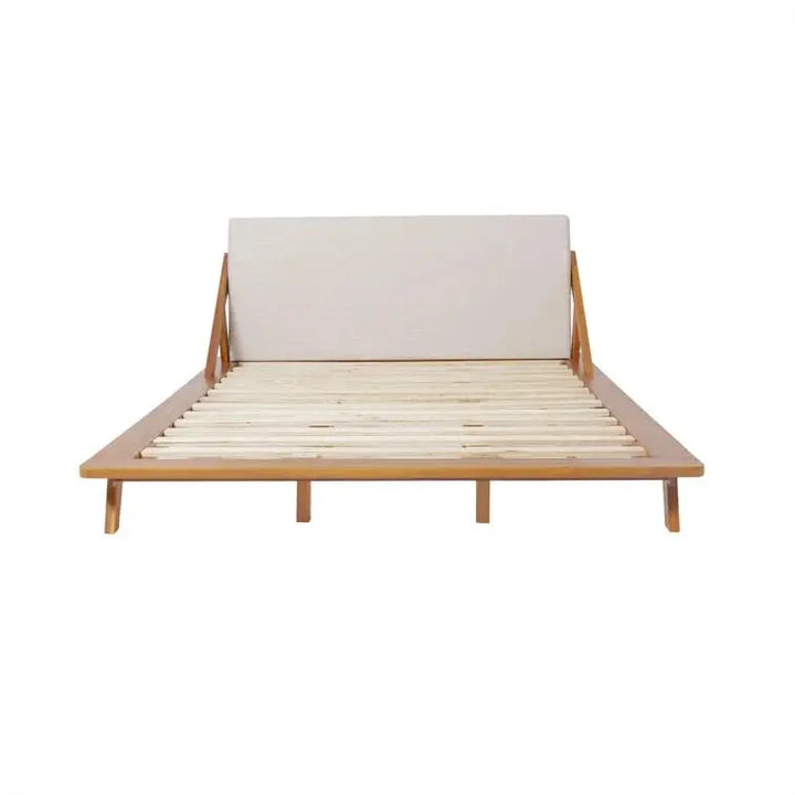 Christopher Knight Home Breonca Acacia Wood Queen Bed Frame with Storage &amp; Nightstand Set of 2