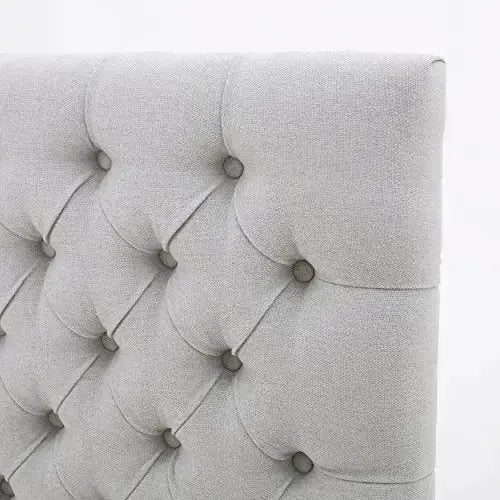Christopher Knight Home Jezebel Fabric Upholstered Headboard - Light Gray