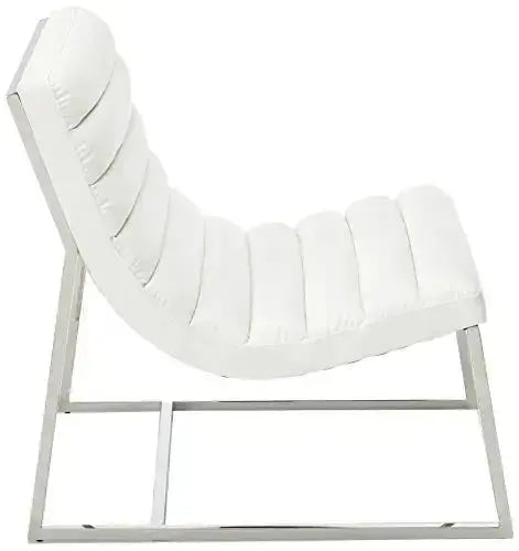 Christopher Knight Home Parisian Leather Sofa Chair - White