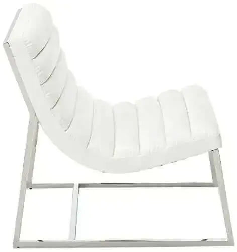 Christopher Knight Home Parisian Leather Sofa Chair - White