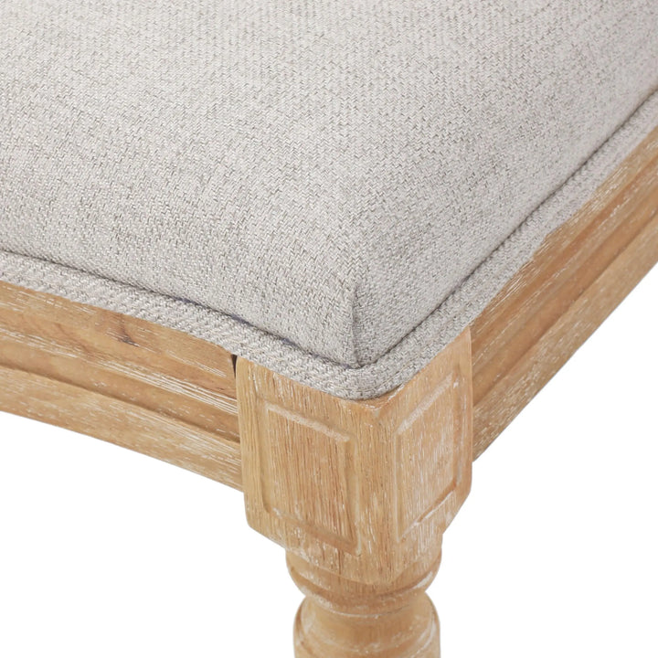 Christopher Knight Home Phinnaeus Polyester Beige Fabric Dining Chair, Set of 2