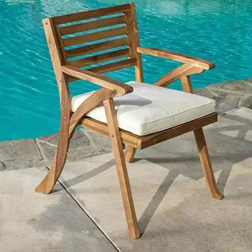 Christopher Knight Outdoor Wooden Patio Furniture Bistro 3-Piece Set