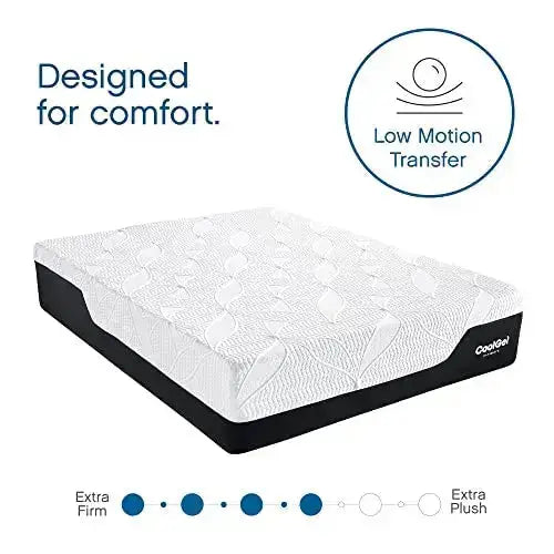 Classic Brands Cool Gel Chill Memory Foam Mattress, 14" with 2 BONUS Pillows