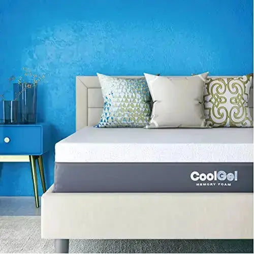 Classic Brands Memory Foam Mattress, Cool Gel Ventilated Bed-in-a-Box, 12"