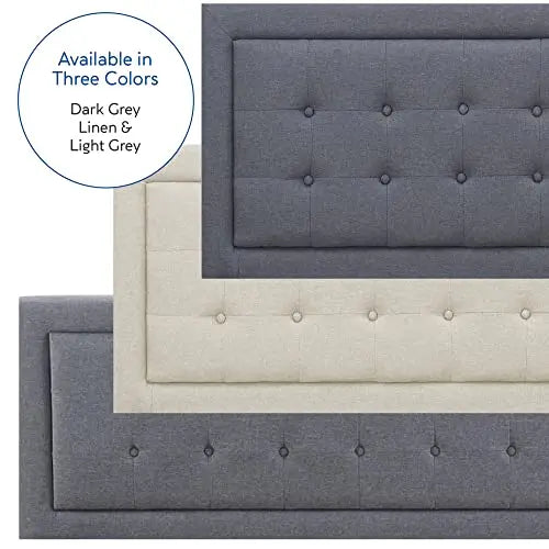 Classic Brands Mornington Upholstered Platform Bed - Linen Classic Brands