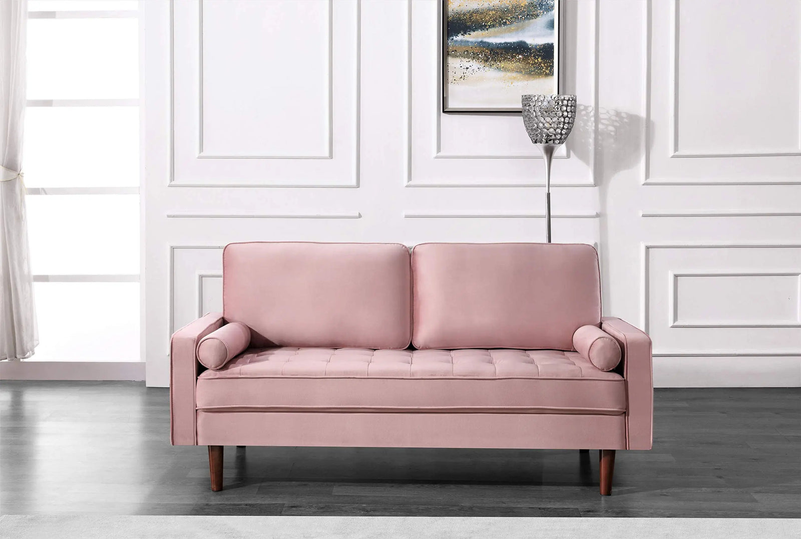 Container Furniture Direct Hazen Sofa - Pink 