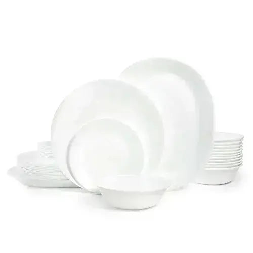 Corelle Dinnerware 38-Piece Set, Serves 12 - Winter Frost White