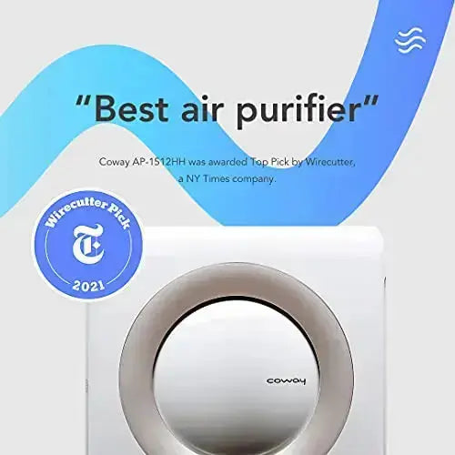 Coway Air Purifier, True HEPA with Air Quality Monitoring - White