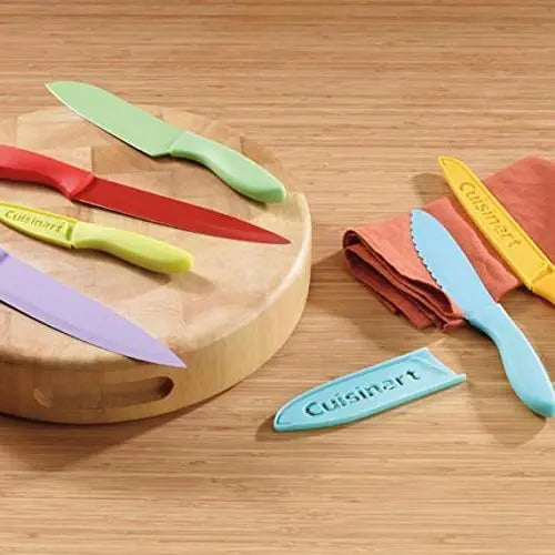 Cuisinart 12-Piece Knife Set with Blade Guards - Multicolored Cuisinart