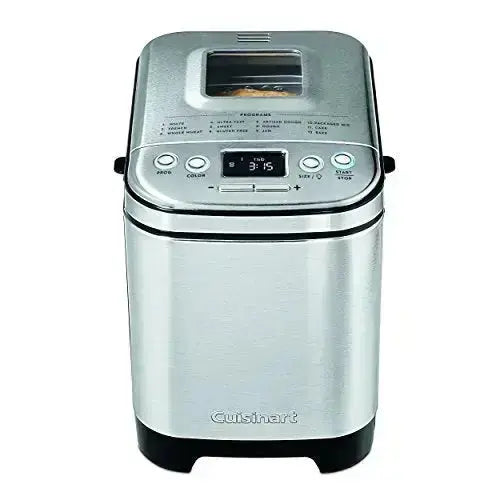 Cuisinart Bread Maker, Up To 2 lb Loaf, 12 Menu Options - Stainless Steel