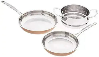 Cuisinart Chef's Classic Stainless Steel Cookware Set, 11-PC - Copper