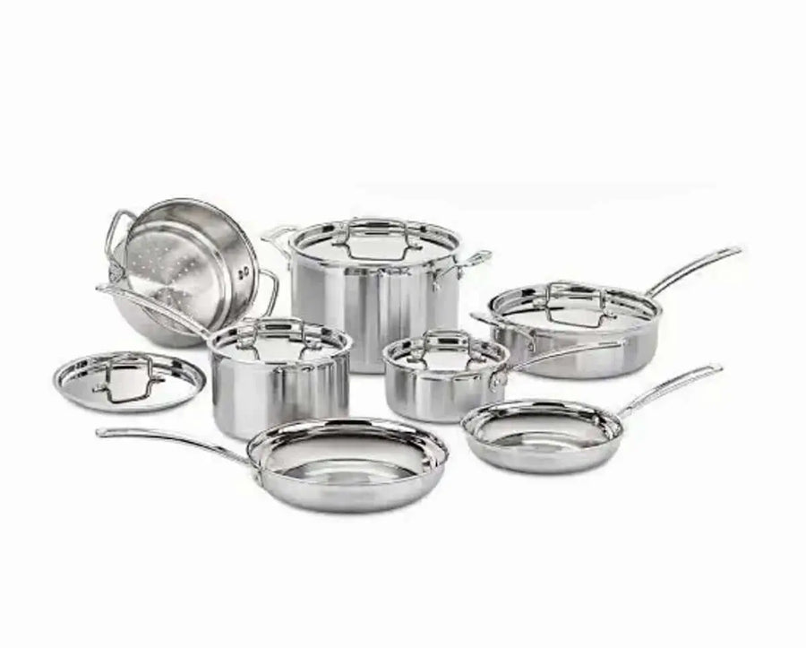 Cuisinart Multiclad Pro Cookware 12-Piece Set - Stainless Steel 