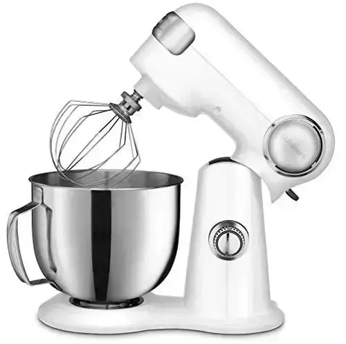 Cuisinart Stand Mixer, 5.5 QT | Baking Mixer, SM-50 - White