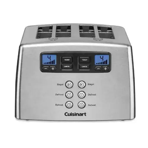 Cuisinart Toaster, 4-Slice Touch to Toast Leverless Toaster - Brushed Stainless Steel