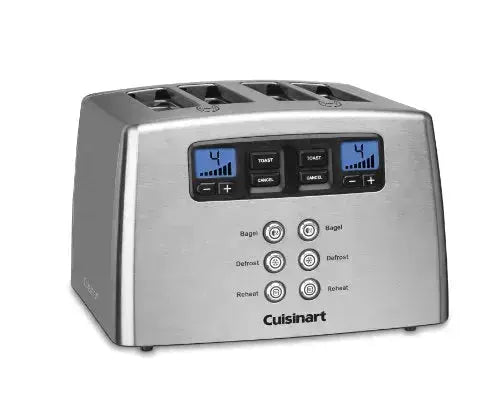 Cuisinart Toaster, 4-Slice Touch to Toast Leverless Toaster - Brushed Stainless Steel