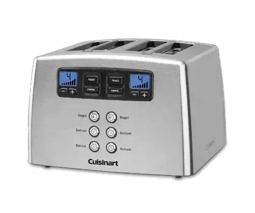 Cuisinart Toaster, 4-Slice Touch to Toast Leverless Toaster - Brushed Stainless Steel