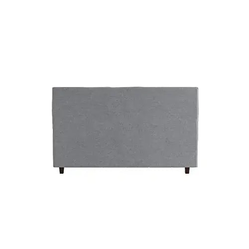 DHP Rose Linen Tufted Upholstered Platform Bed - Gray Linen