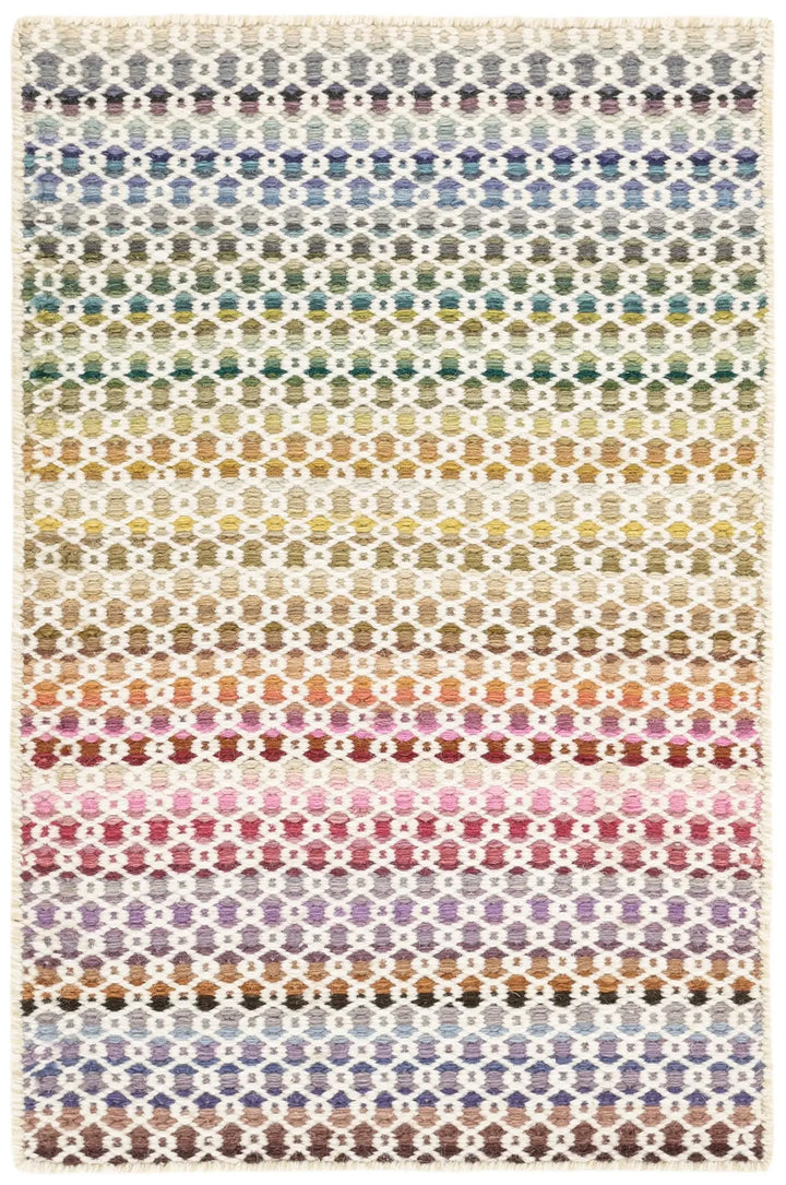 Dash &amp; Albert Poppy Multicolor Geometric Handwoven Wool Rug, 2&