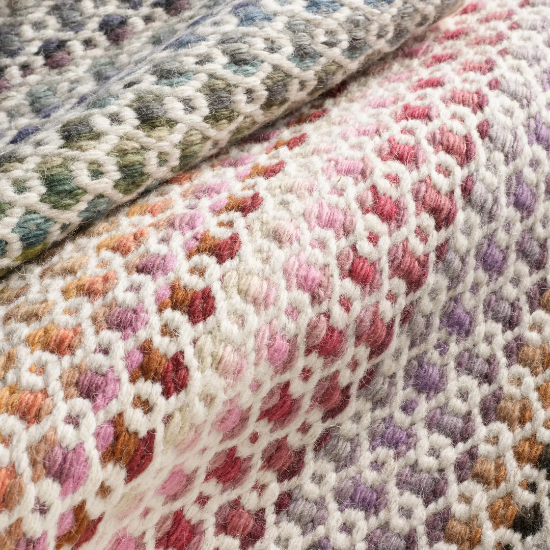 Dash &amp; Albert Poppy Multicolor Geometric Handwoven Wool Rug, 2&