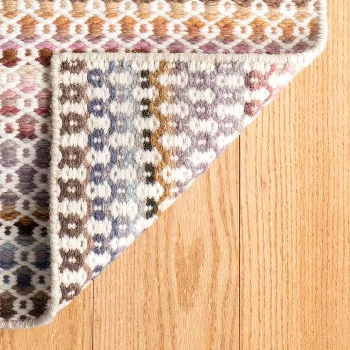 Dash &amp; Albert Poppy Multicolor Geometric Handwoven Wool Rug, 2&