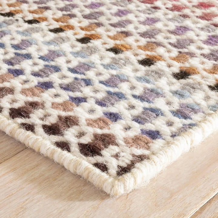 Dash &amp; Albert Poppy Multicolor Geometric Handwoven Wool Rug, 2&