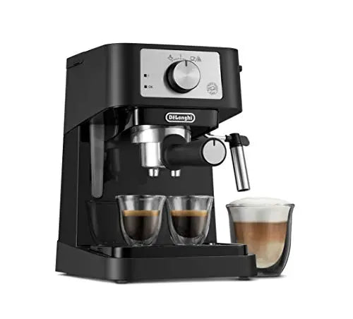 De'Longhi Stilosa Espresso Maker, Latte + Cappuccino - Black/Stainless De'Longhi