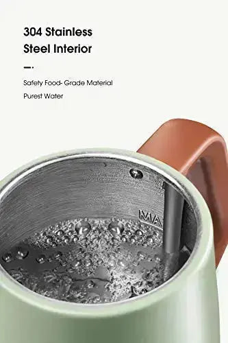 DmofwHi Gooseneck Electric Kettle, 1.0L, Stainless Steel BPA Free - Green