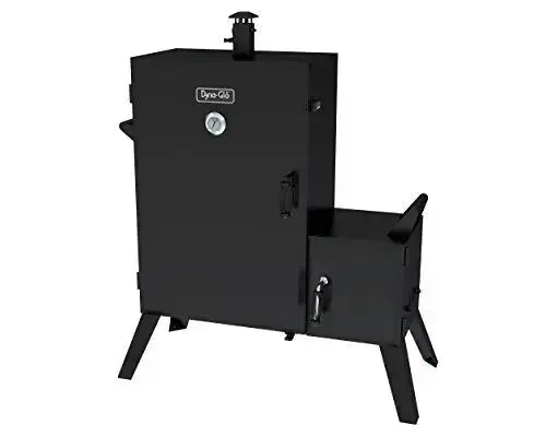 Dyna-Glo Grill | Wide Body Vertical Offset Charcoal Smoker - Black