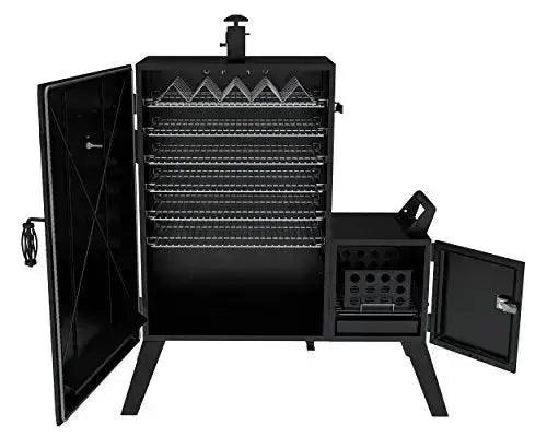 Dyna-Glo Grill | Wide Body Vertical Offset Charcoal Smoker - Black