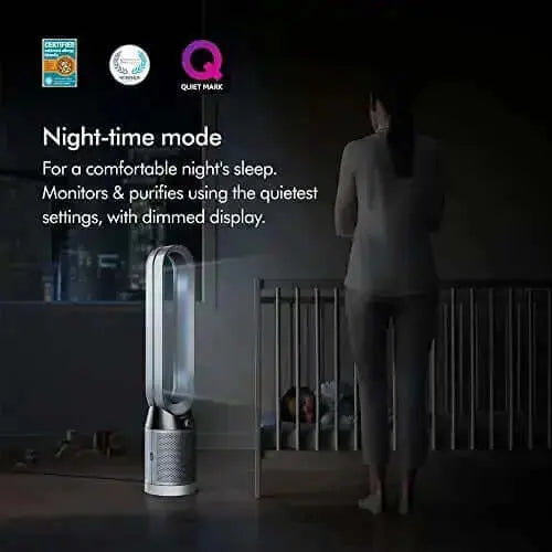 Dyson Pure Cool Air Purifier and Tower Fan, TP04 - White/Silver
