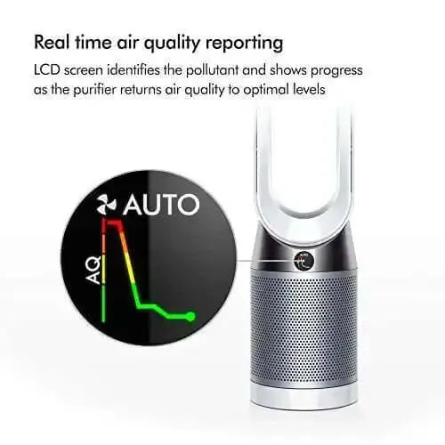 Dyson Pure Cool Air Purifier and Tower Fan, TP04 - White/Silver