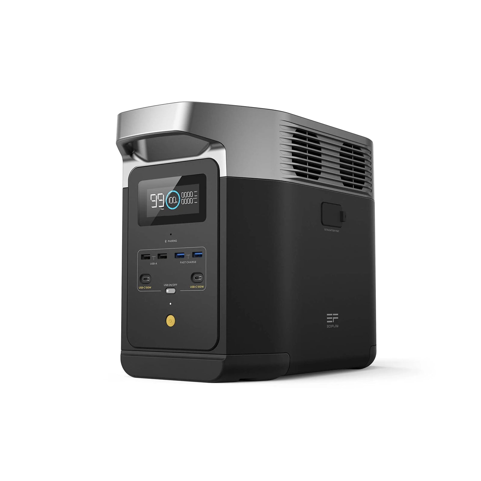EF ECOFLOW Portable Power Station DELTA 2, 1024Wh LiFePO4 (LFP) Battery, Fast Charging, Solar Generator(Solar Panel Optional) for Home Backup Power, Camping & RVs 