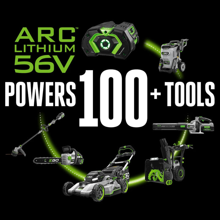 EGO POWER+ String Trimmer, Battery Powered, 15" Trimmer for Weeds and Grass with Rapid Reload, Split Shaft, Includes 56V 2.5Ah Battery and Charger - ST1502SA 